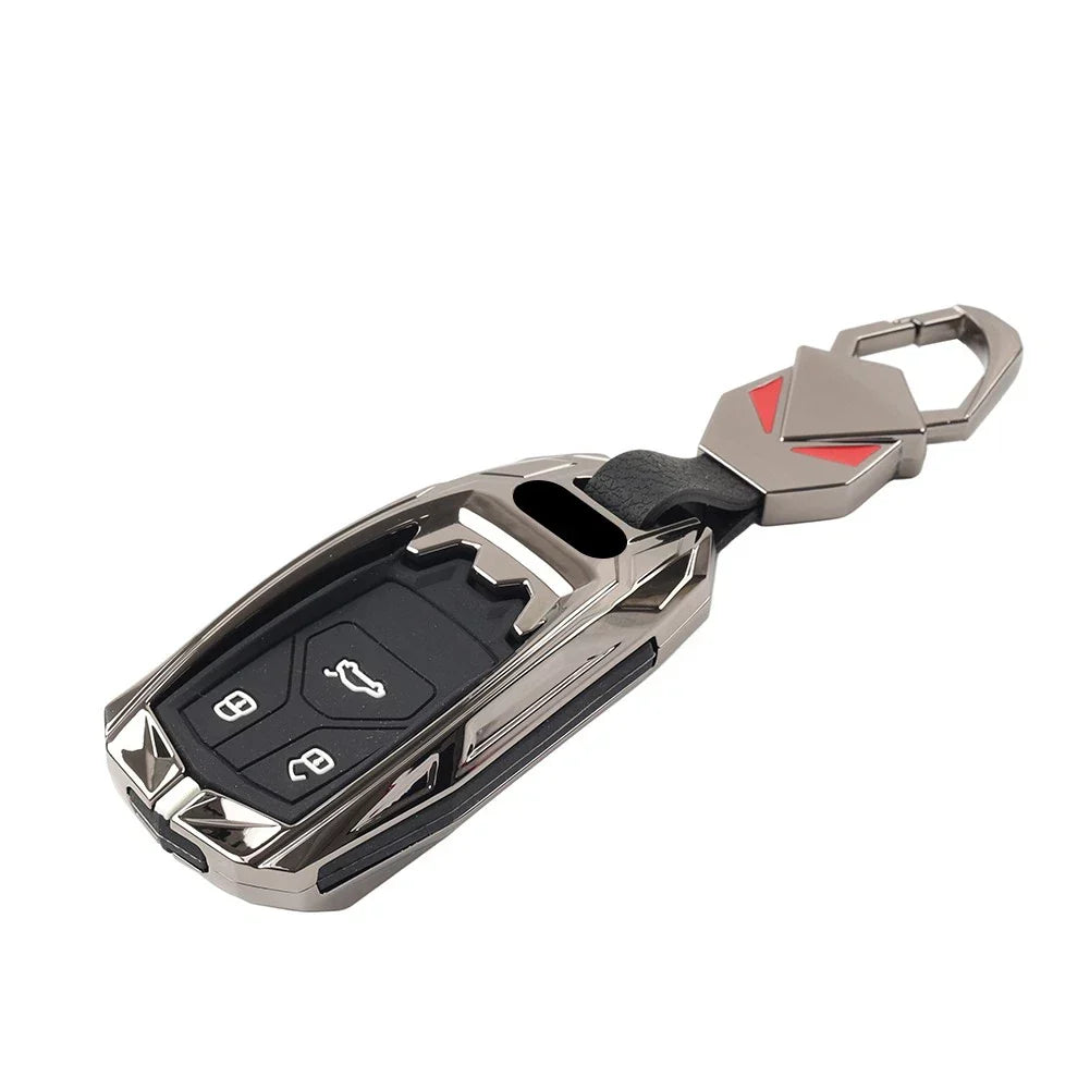 1x Black Smart Remote Key Fob Cover for Audi A4 A5 S5 SQ5 Q5 Q7 TT (2008-2023)