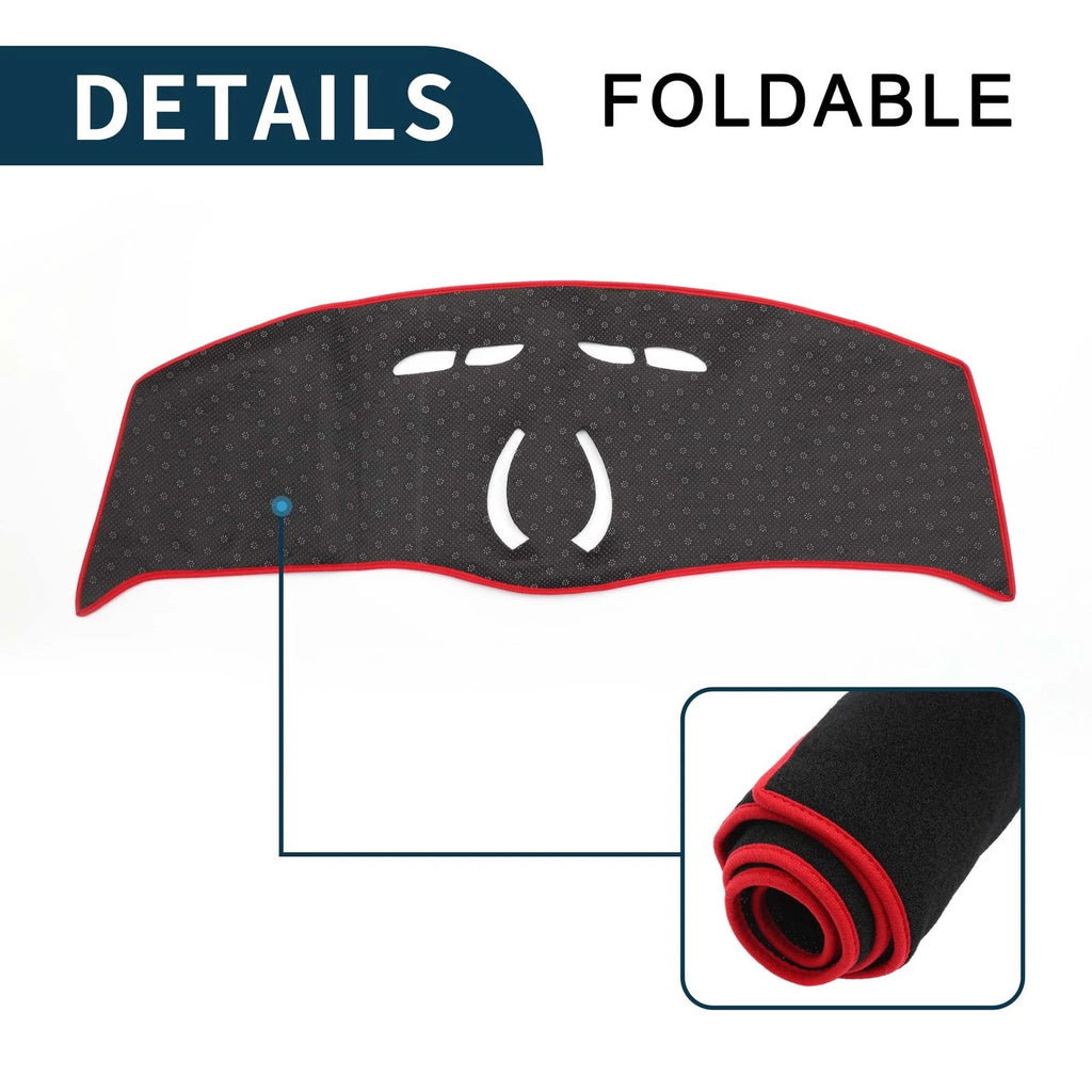 Dashboard Cover Mat for BMW Mini Cooper F55/F56 (2014–2024) Black Red