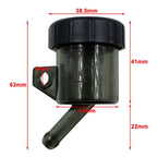 Front Brake Clutch Tank Cylinder Fluid Reservoir Cup for Universal Moto