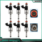Set of 6 Fuel Injectors for Ford Explorer Lincoln Aviator (2020–2025)