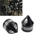 Black Front Axle Cap Nut Cover for Harley Electra Glide Sportster