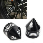 Black Front Axle Cap Nut Cover for Harley Electra Glide Sportster