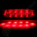 6pcs 10LED Oval Stop Turn Brake Tail Light for Trailer Truck