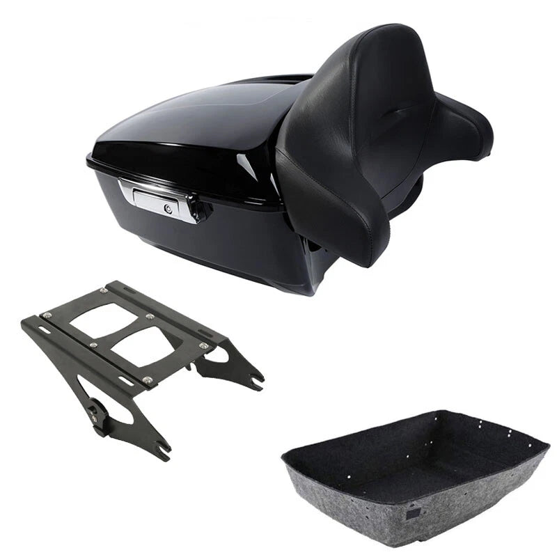 Trunk Backrest Mount Rack for Harley Touring Street Road Glide (2014–2026)