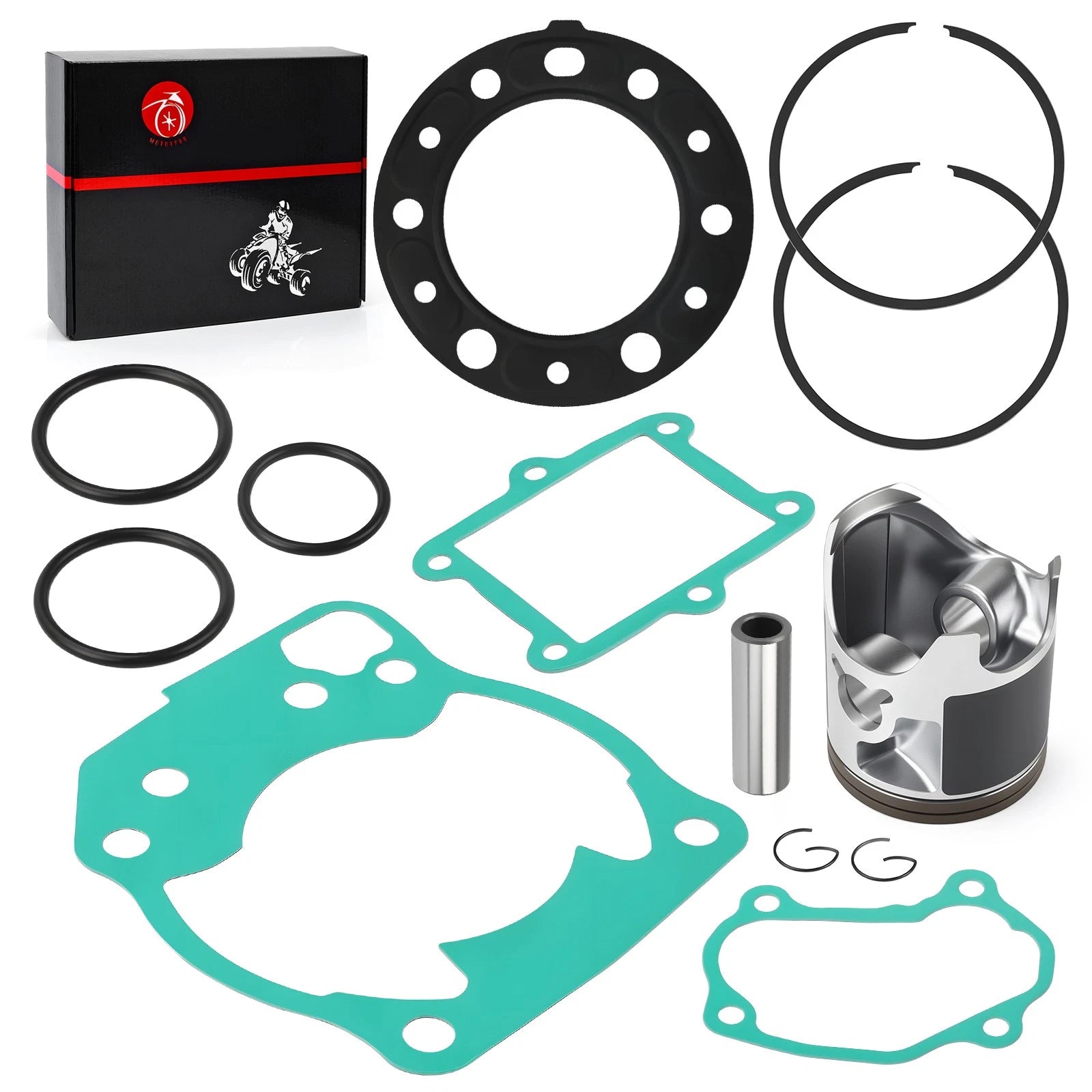 Top End Rebuild Kit STD 66.4mm Piston for Honda CR250R (1997–2001) 13101-KZ3-B10