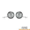 4.5" Chrome Headlight Fog Trim Lights for Harley FLHTCUSE FLHSE Road Glide