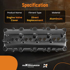 Aluminium Valve Cover Upgrade Kit for Dodge Challenger (2010–2014)