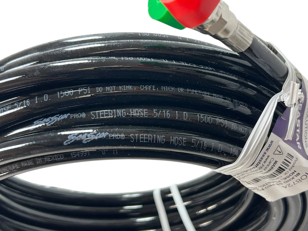 Seastar Solutions HO8724 Pro Single Bulkhead with 2x 24FT Hose for