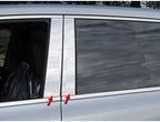 4pc. Luxury FX Stainless Steel Pillar Post Trim for 2014-2019 Toyota Highlander