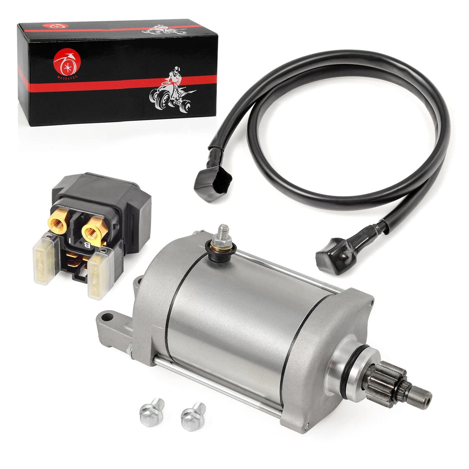 Starter Cable Wire & Solenoid Relay Assembly for Yamaha Raptor 660R (2001-2005)