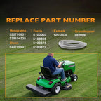Mower Deck Belt 163 1/2" x 5/8" for Husqvarna Dixon 52" Cut (522795901, 539104335)