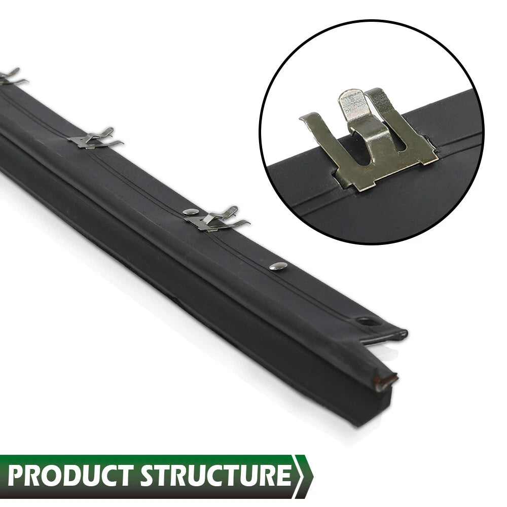 Window Sweep Weatherstrip Outer Seal Kit for Chevy Corvette C4 (1984–1996)