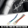 Set of 2 Car CD Player Wiring Harness Radio Adapters for Toyota (1987–up)