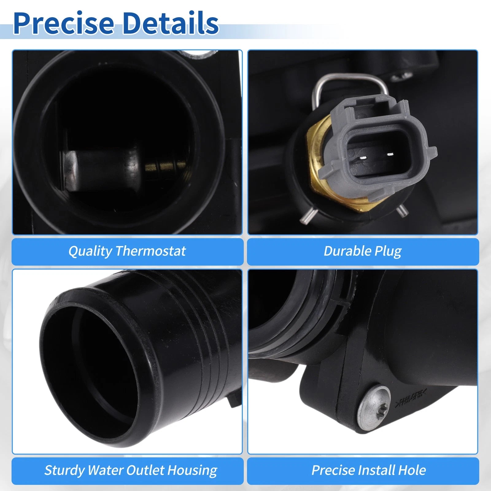 Engine Coolant Thermostat Housing Assembly No.BK2Q8A586AB for Ford Ranger 