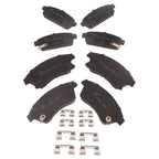 Set of 4 Ceramic Brake Pads for Chevy Cruze Limited, Sonic, Buick Verano (2016–2019)
