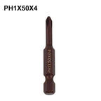Set of 4 Hex Shank Screwdriver Bits for Drill (1/4")