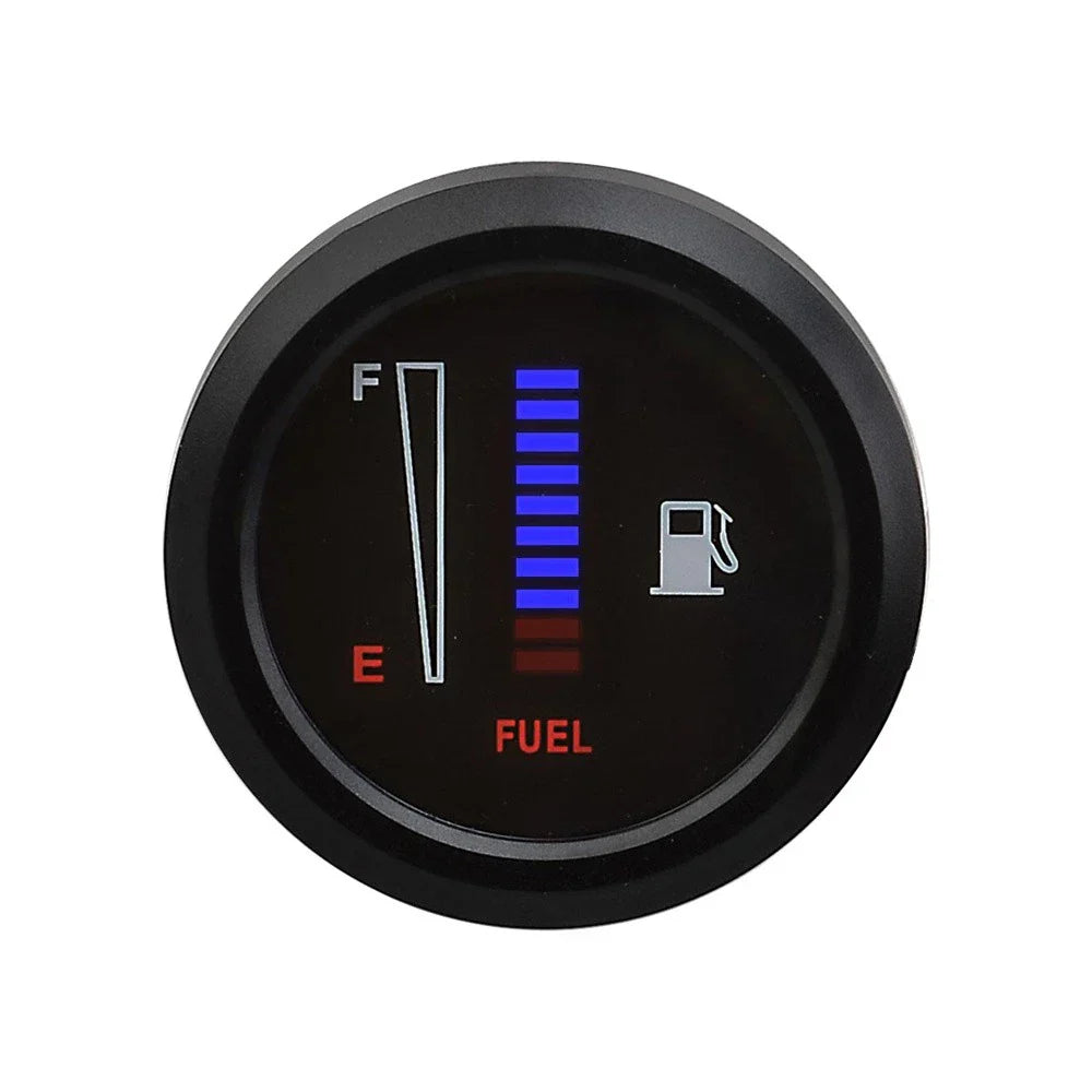 52mm 12/24V LED Fuel Level Meter Gauge for Car Motorcycle