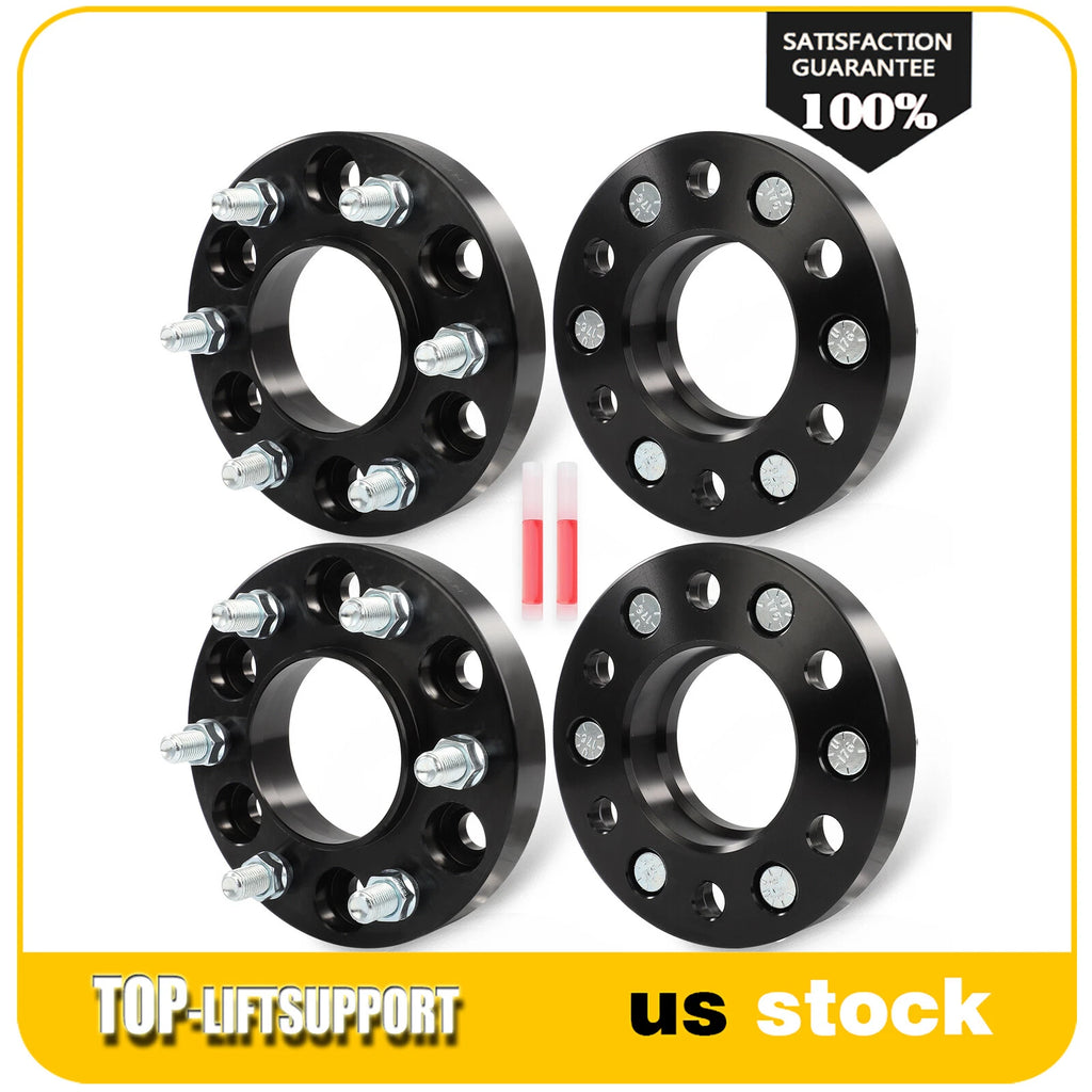 Set of 4 Wheel Spacers for Ford F-150 (2015–2024) 6x135 Hub Centric 1"