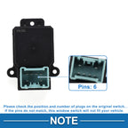Rear Passenger Side Power Window Switch for Honda Accord (2003–2007) No. 35770SDAA01