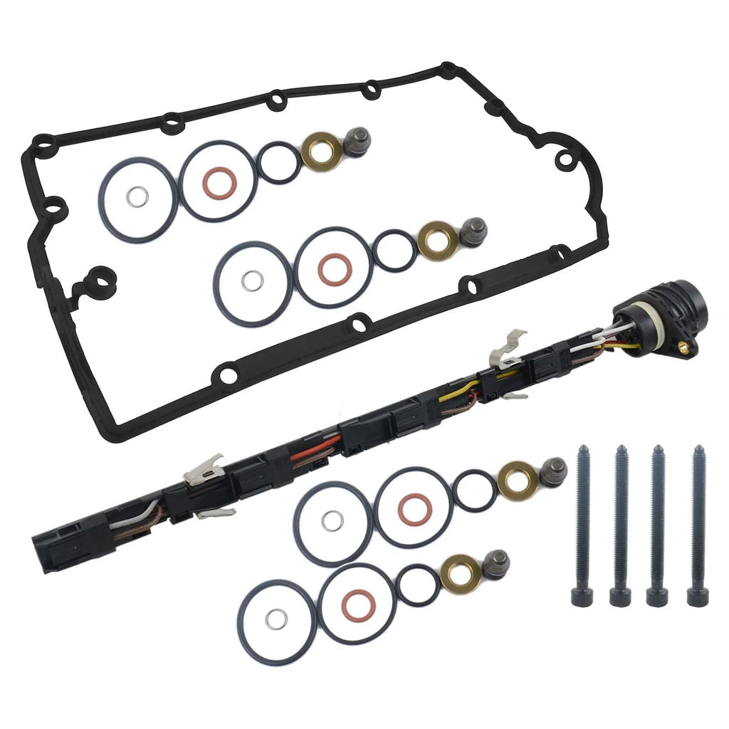 Fuel Injector Wiring Harness & Seal Kit 038103385A for VW Jetta GLS TDI (1999–2005)
