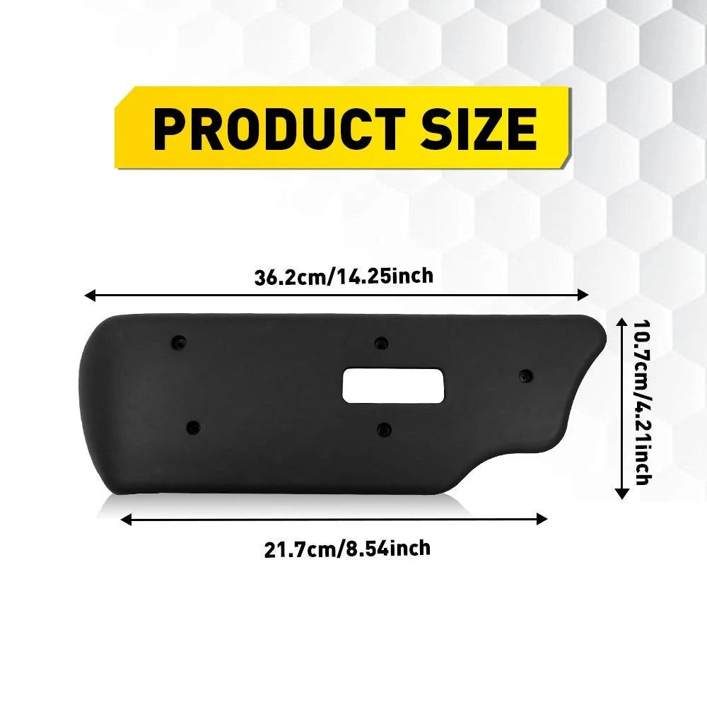 Left Power Seat Adjuster Bezel for Chevy GMC Silverado Sierra (2003–2006) Black