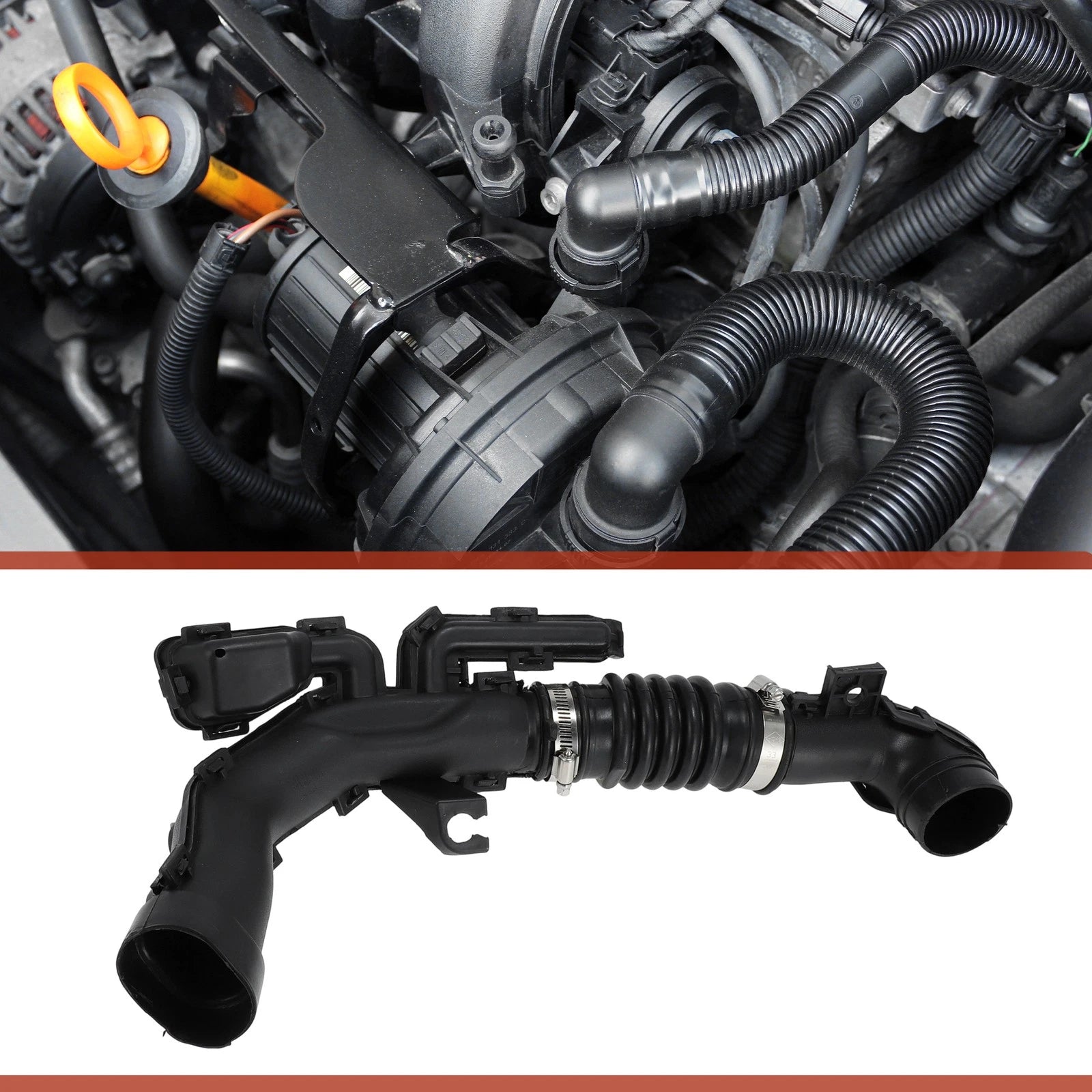 Air Intake Hose for Nissan Versa/Versa Note (2013–2019) No. 16554-9KA0B Rubber