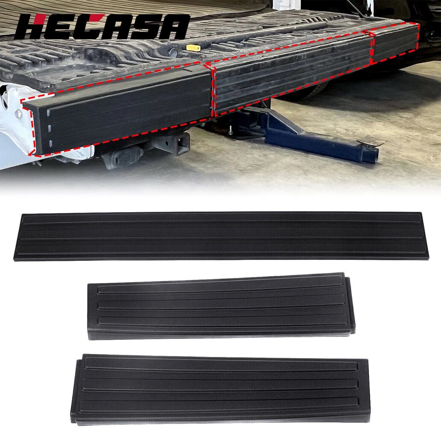 Tailgate Molding Trim for Ford F150 (2009–2014) Black Flexible Flex