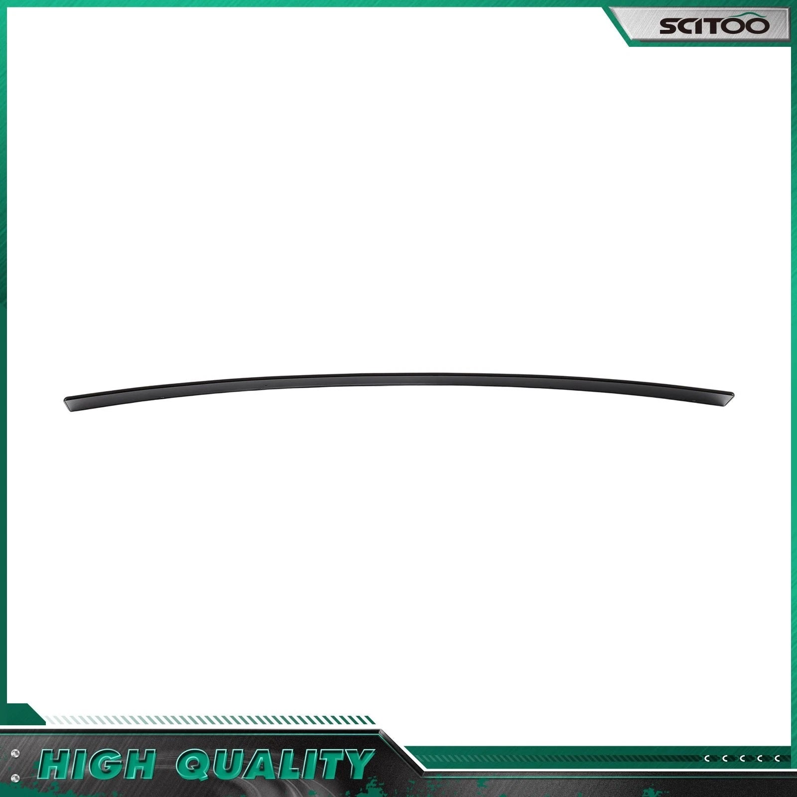 Roof Spoiler for Mercedes C-Class W204 Sedan (2008–2014) Painted Black