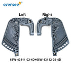 Bracket Clamp Set of 2 for Yamaha Outboard Motor 2T 40HP 4T F25 (65W-43111, 65W-43112)