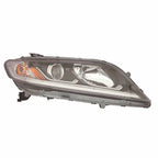 Replacement Passenger Side Halogen Head Light Assembly for 2016-2017 Honda Accord