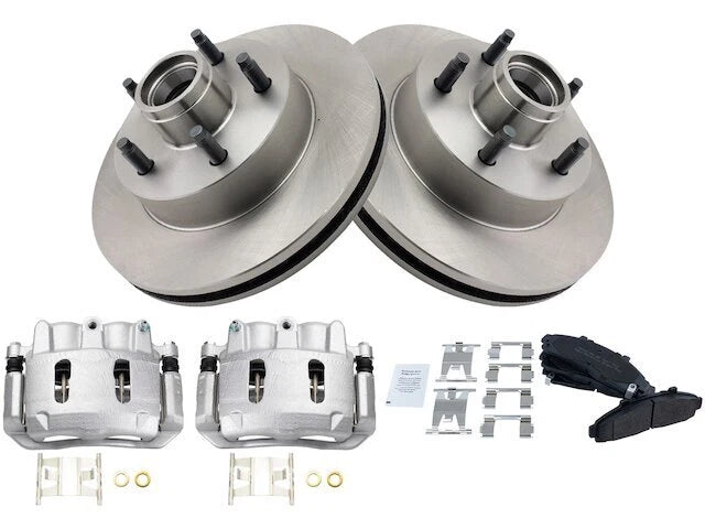 Front Brake Pad Rotor Caliper Set for Mazda B2500 (2001) JY586KH