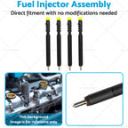 4X Diesel Fuel Injector for Hyundai Terracan, Kia Carnival/Sedona II (2001–2006)