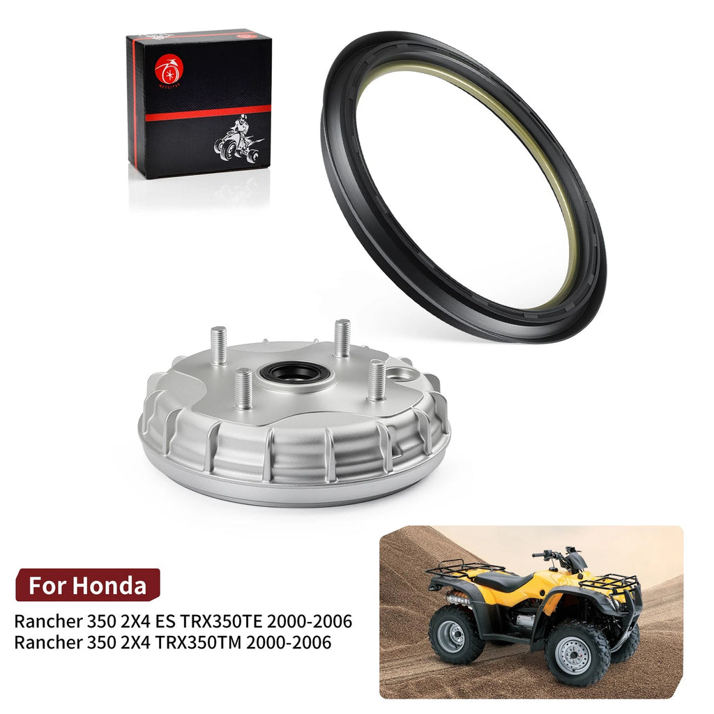 Front Brake Drum Hub & Seal for Honda Rancher 350 TM/TE (2000–2006) #44600-HN4-670