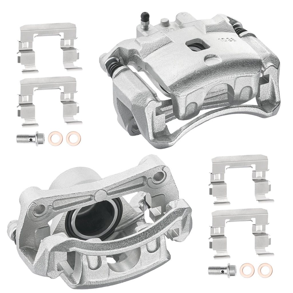 Front Brake Calipers with Bracket for Nissan Sentra (2007–2019)