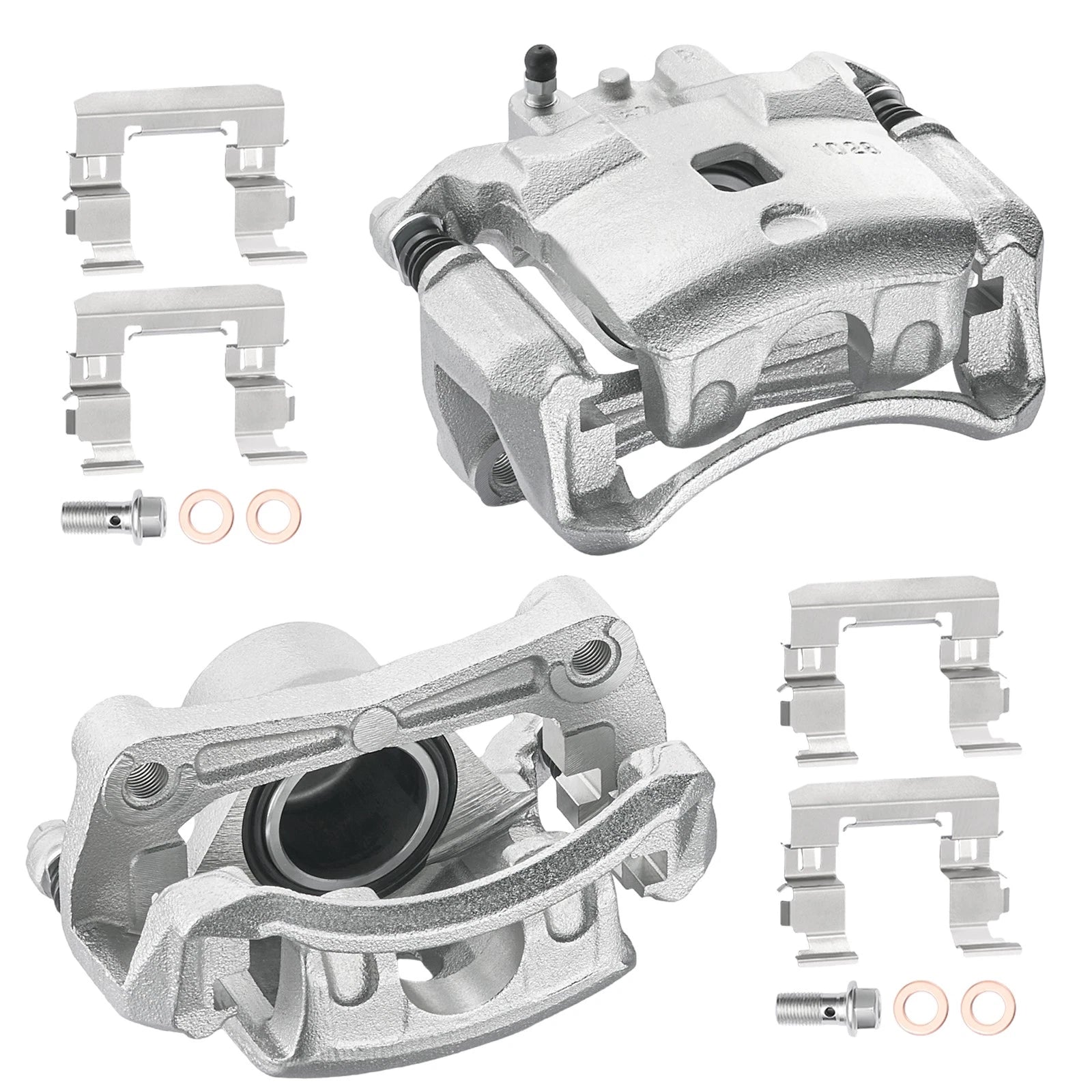 Front Brake Calipers with Bracket for Nissan Sentra (2007–2019)