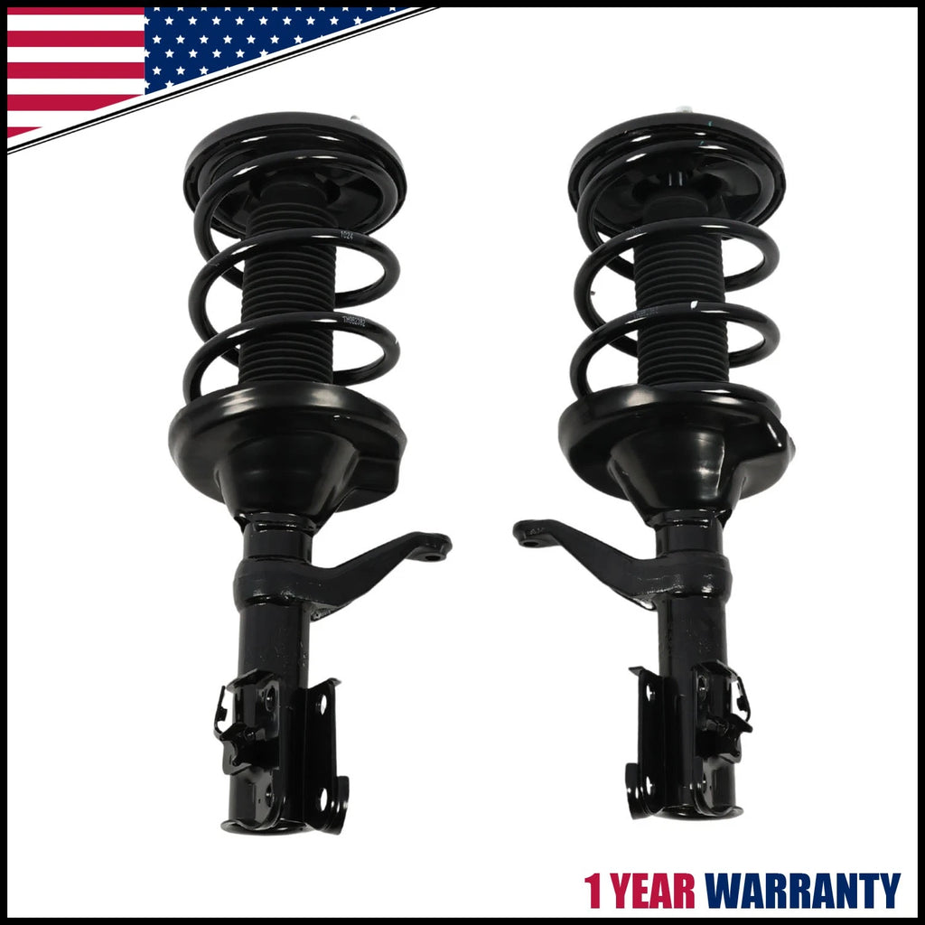Pair Front Struts Coil Springs Absorbers for Honda CR-V (2002–2006)