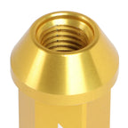 20 Pcs J2 7075-T6 Forged Aluminum M12x1.5 Open-End Lug Nuts for