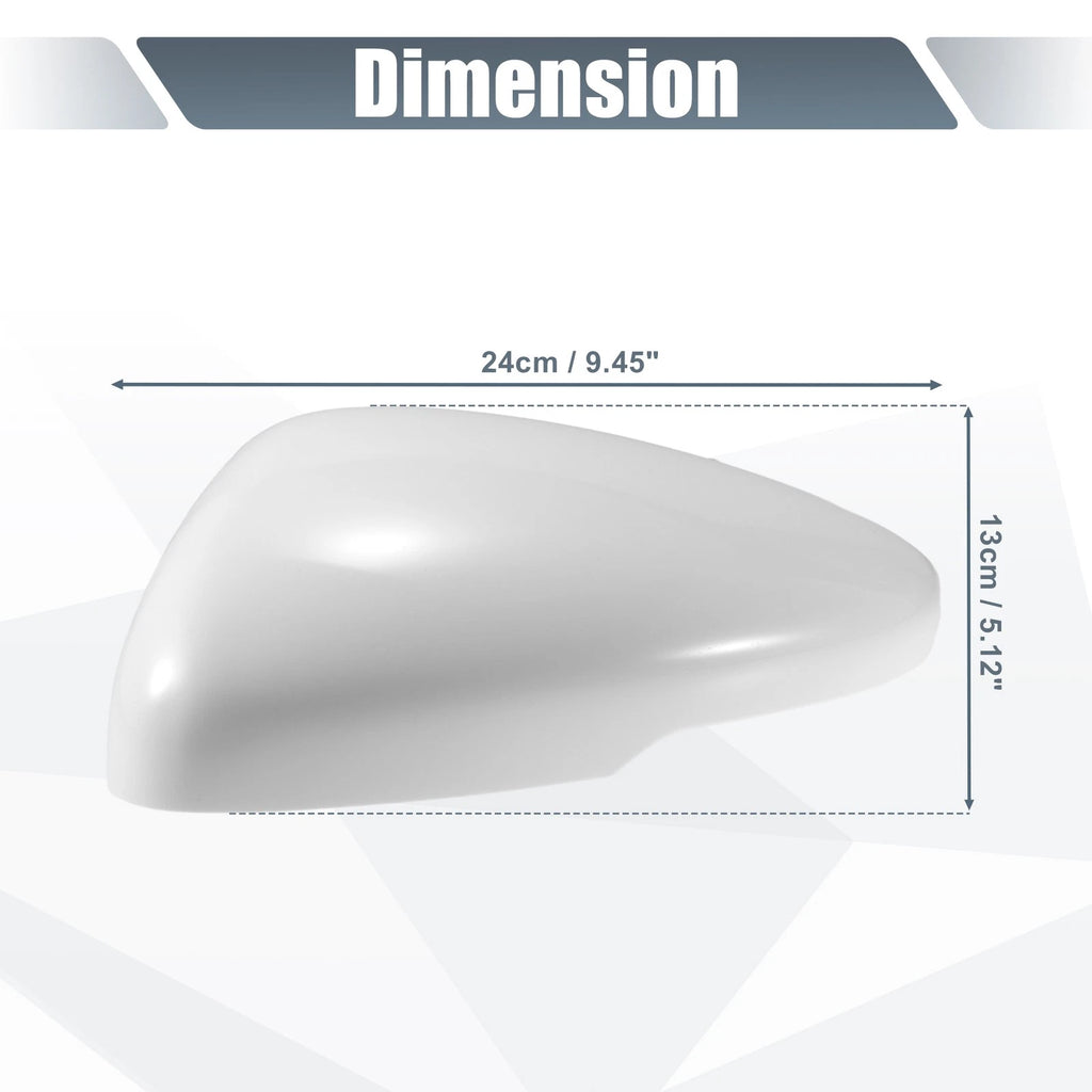 Left Side Mirror Cover Cap for Honda Accord (2018–2020) - White