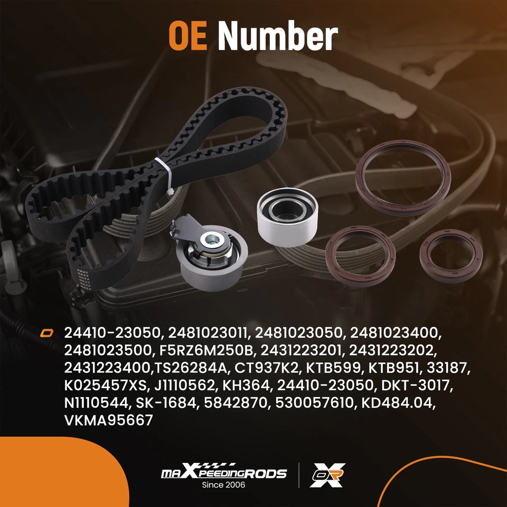 Timing Belt Kit for Hyundai Tucson, Kia Soul 2.0L (TS26284A)