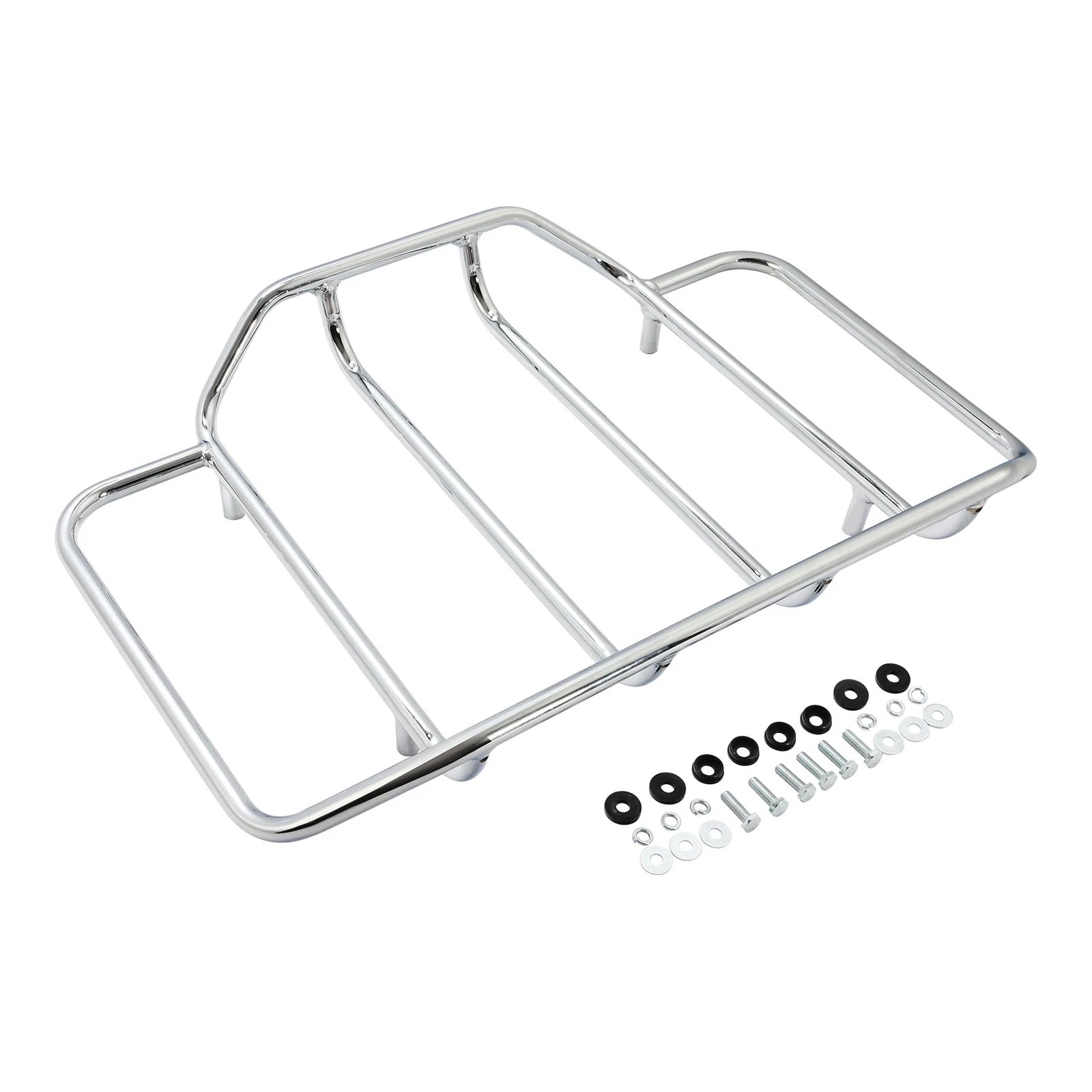 Chrome Luggage Top Rack for Harley Touring Road Glide FLHR FLHX (1984–2024)