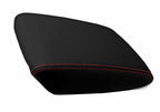 Leather Console Lid Armrest Cover for Acura TL (2004–2008) Red Stitch