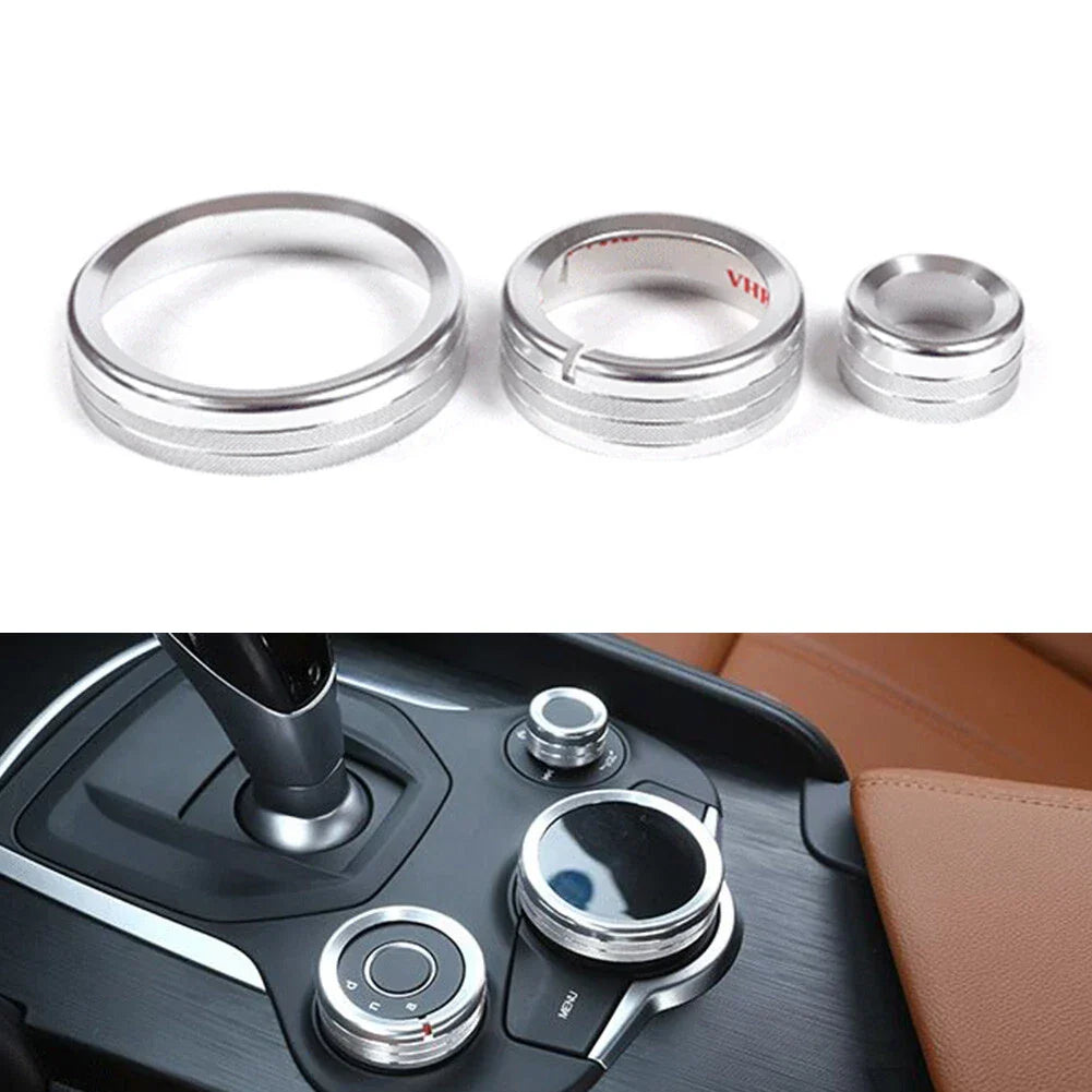 Multimedia Knob Ring ABS for Alfa Romeo Giulia Stelvio (2017-2019)