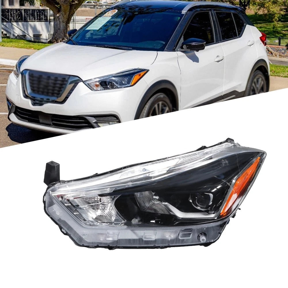 Left LED Headlight for Nissan Kicks SR (2018–2020) Black