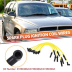 9 x Spark Plug Wire Ignition Coil Cables for Dodge B150 (1992-1994)