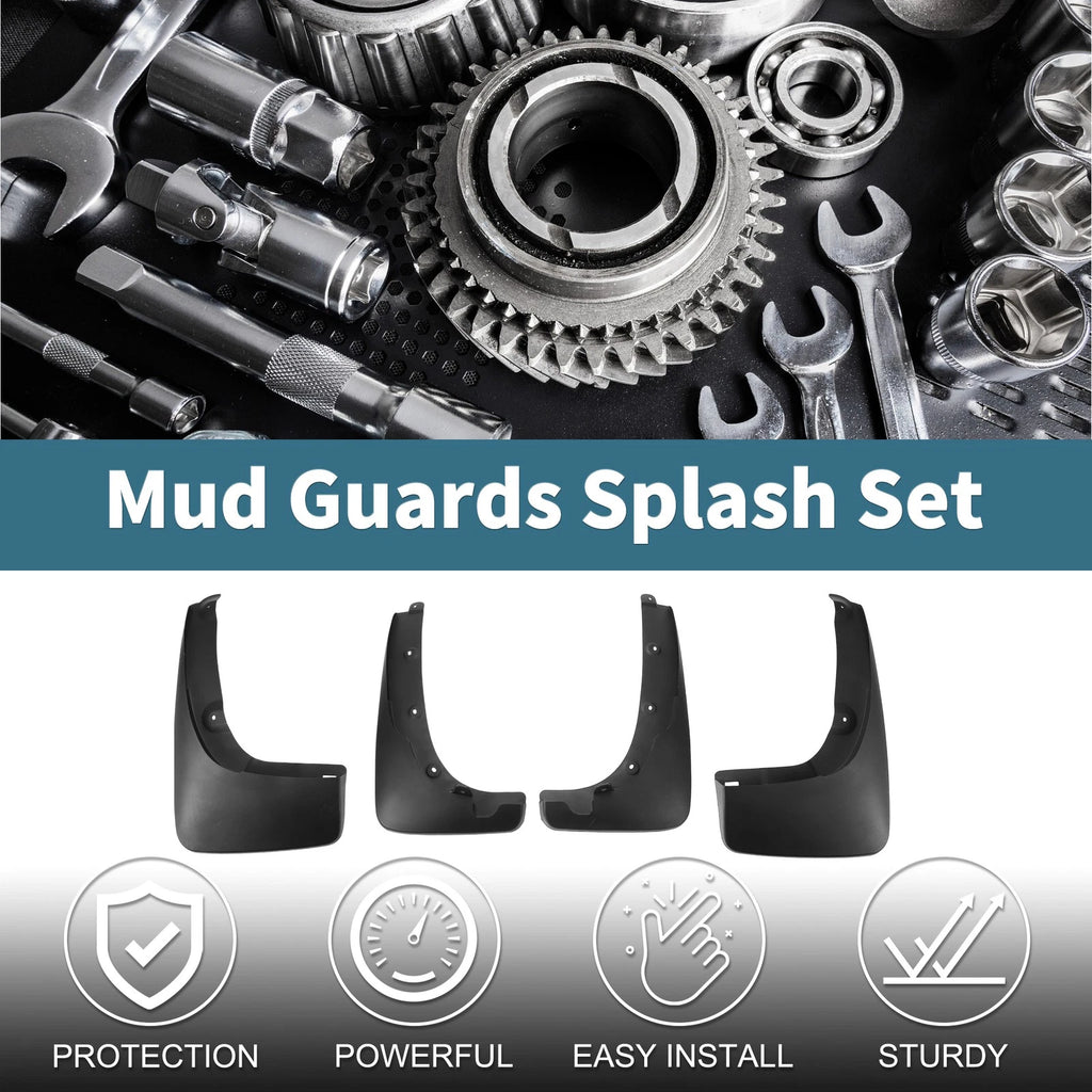 Set of 4 Mud Flaps Splash Guards for Toyota RAV4 (2000–2005)