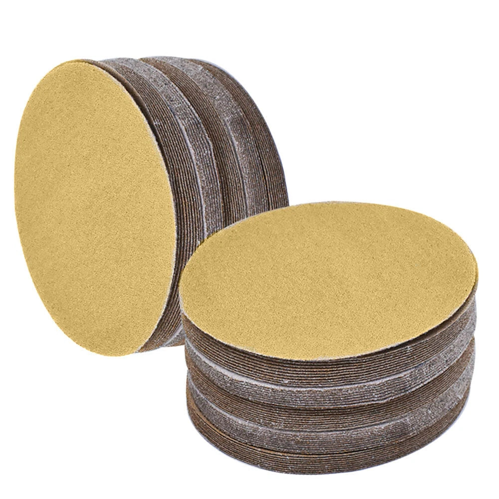 Set of 100 Hook Loop Sanding Discs 320 Grit 5"