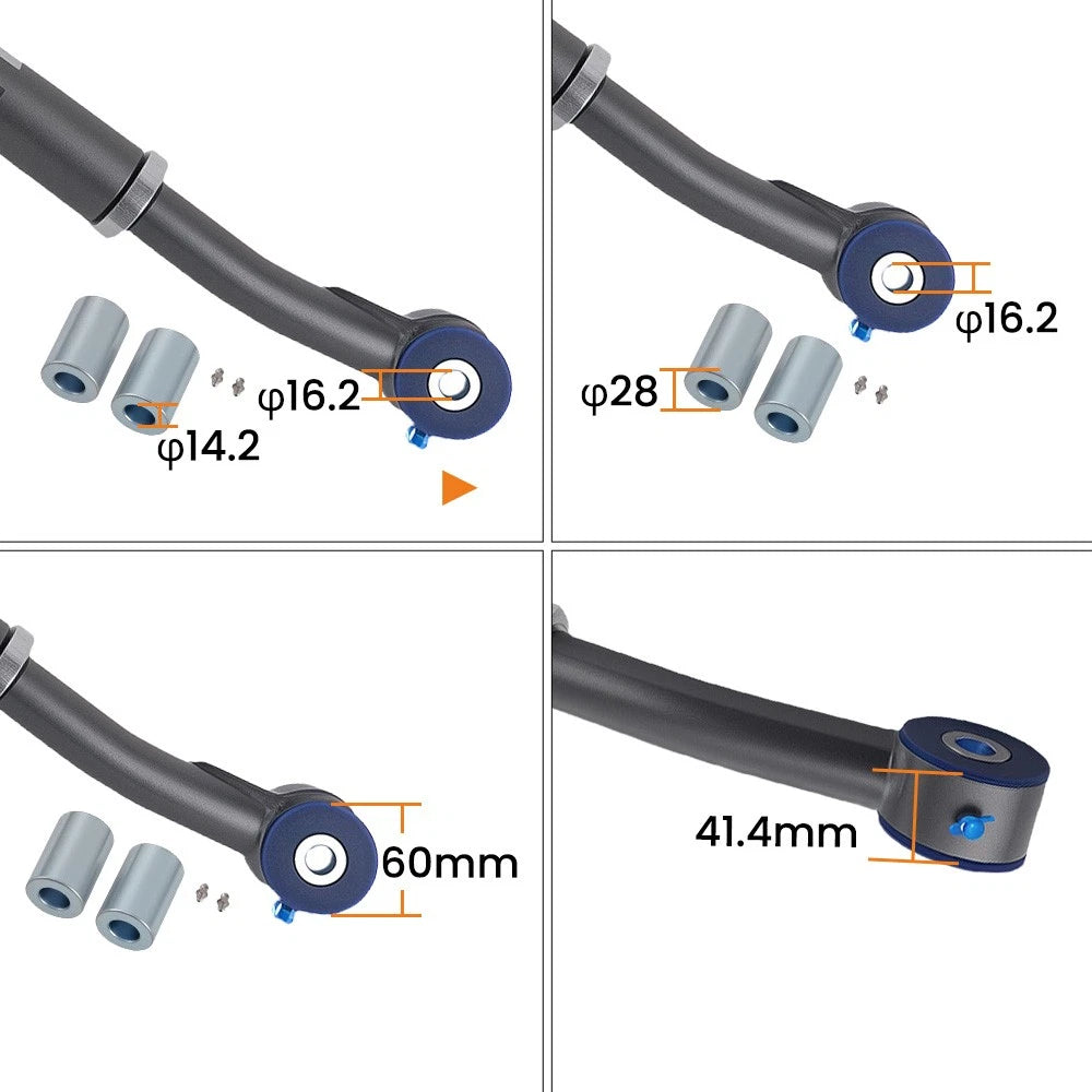 Front Suspension Track Bar for Dodge Ram 2500 3500 (2003–2013) with Zerk Fitting