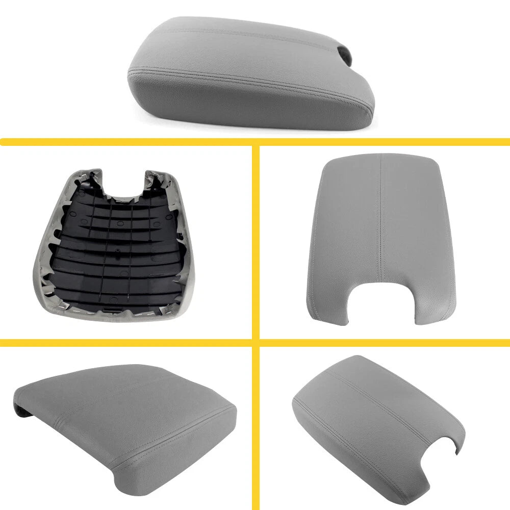 Center Console Armrest Cover Lid for Honda Accord (2008–2012) Gray
