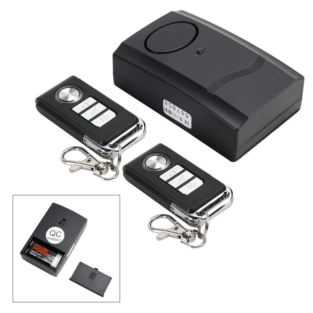 Wireless Remote Control Anti-Theft Alarm System for Motorcycle