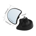 10mm Fairing Mount Rear View Mirrors for Harley Touring Electra Glide (96-13)